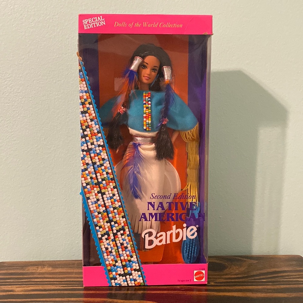 Second Edition Native American Barbie Dolls of the World Collection 1993